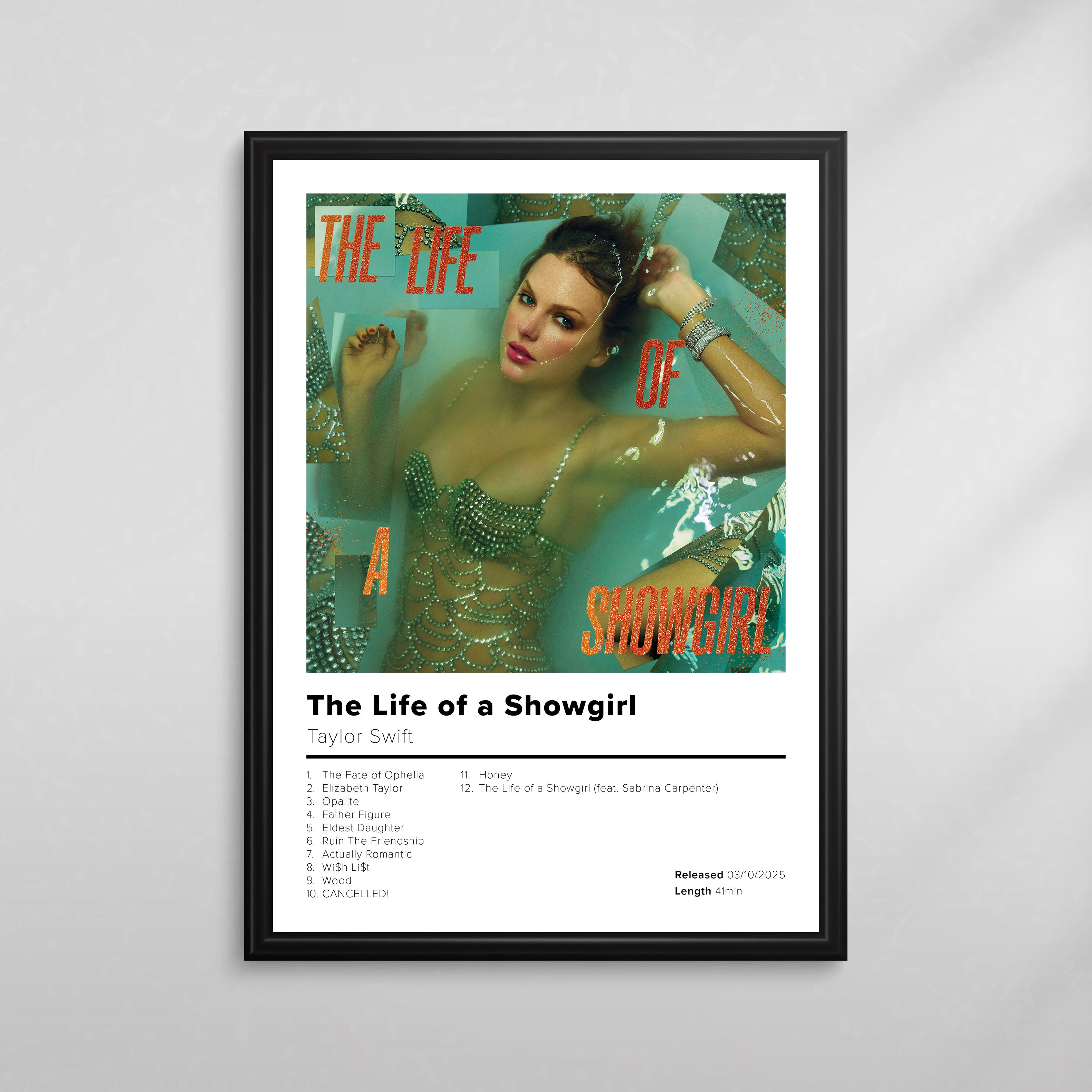 The Life of a Showgirl – SoundPosters