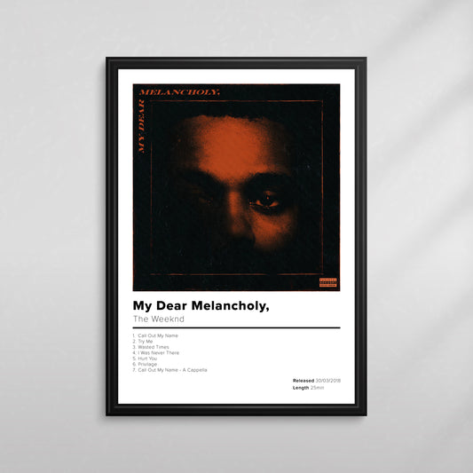My Dear Melancholy,